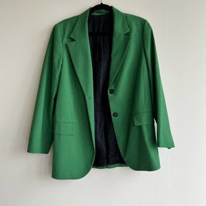 Mango Kelly Green Blazer
